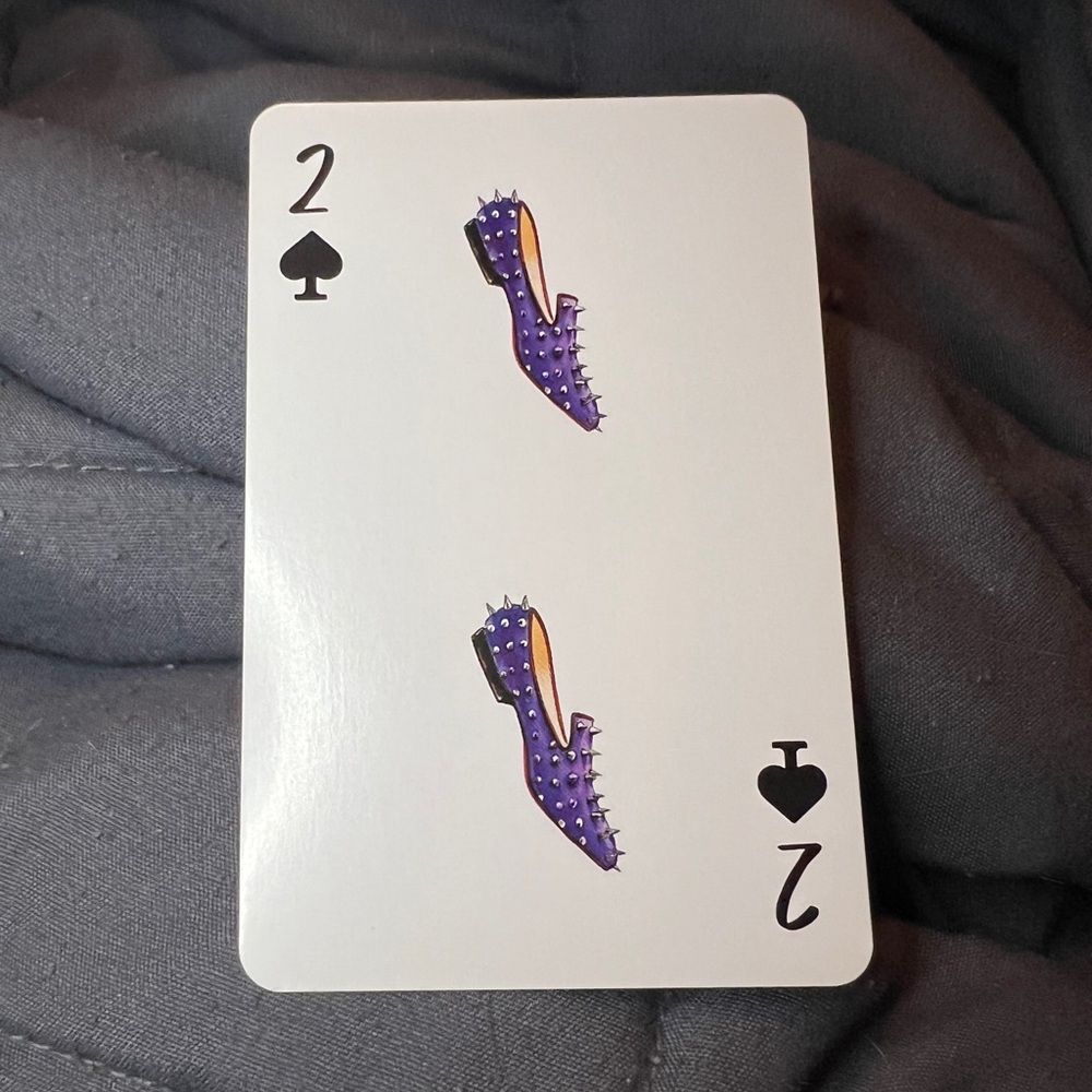 New Christian Louboutin Two of Spades